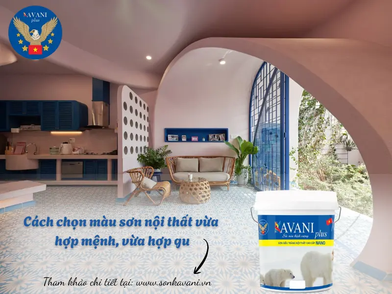 Cách chọn màu sơn nội thất hợp phong thủy và sở thích cá nhân