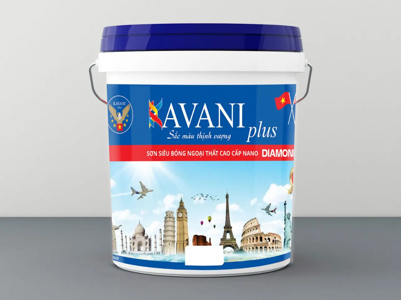 Sơn siêu bóng ngoại thất cao cấp Nano Diamond